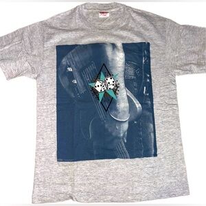 Bruce Springsteen 1992-1993 World Tour T-Shirt Gray SIze Large (L/LG 42-44).